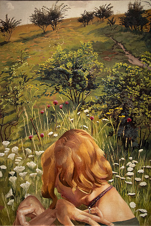 Patricia at Cockmarsh Hill, 1935 © Estate Stanley Spencer/Bridgeman Images
