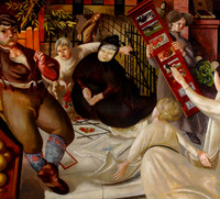 Sarah Tubb and the Heavenly Visitors, 1933 © Estate Stanley Spencer/Bridgeman Images